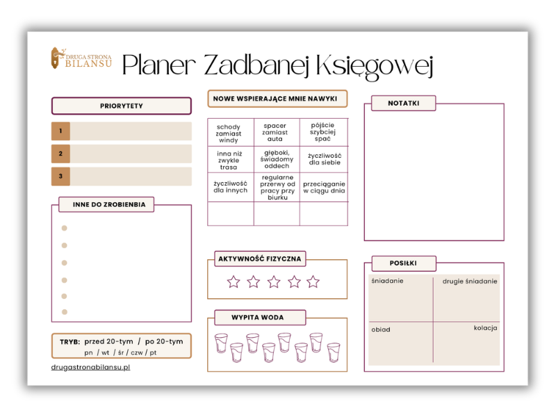 pobierz planer zadbanej księgowej